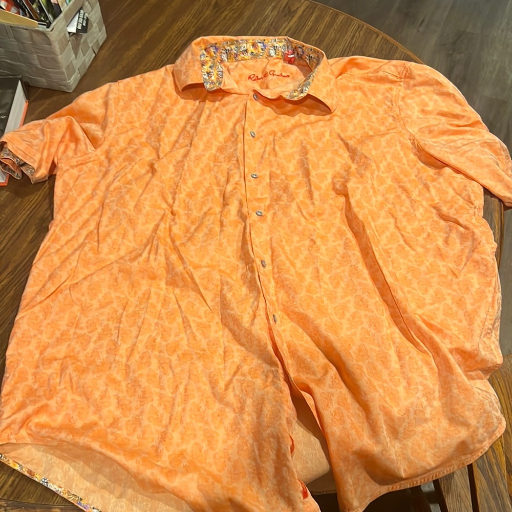 Great Robert Graham Shirt. Short Sleeved 3XLT